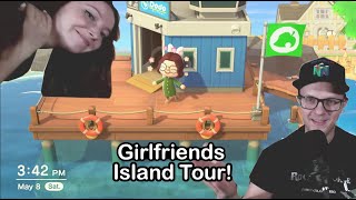 My Girlfriend Shows Off Her AMAZING 5 Star Island Tour on ACNH Animal Crossing