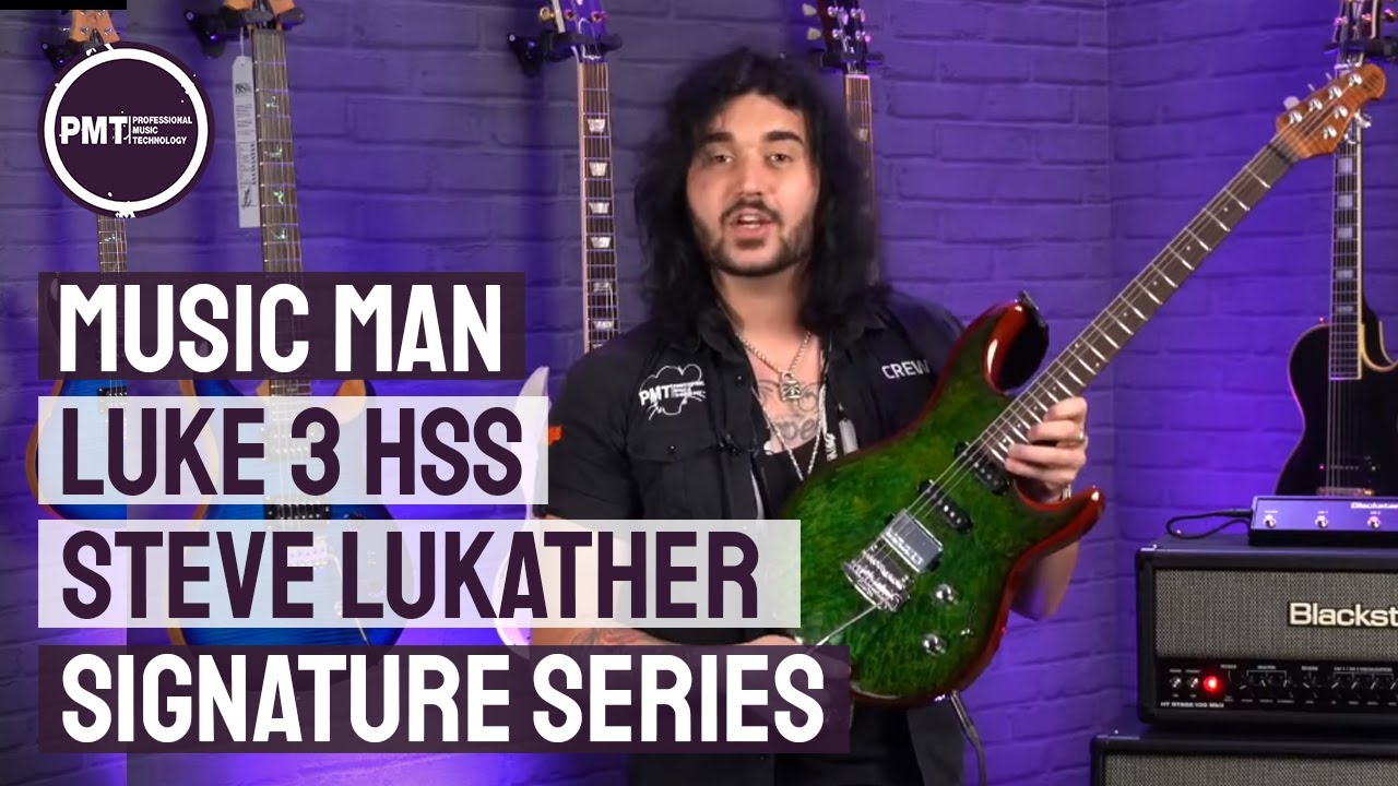 Music Man Luke 3 HSS Demo - The Steve Lukather Signature Series - YouTube