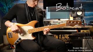 Video thumbnail for Shabat Bobcat Bass Demo By Victor Broden hosted by Michael Nielsen by Shabat Guitars