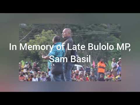 Touching Tribute to Original Ari, DPM and Bulolo MP, Late Sam Basil