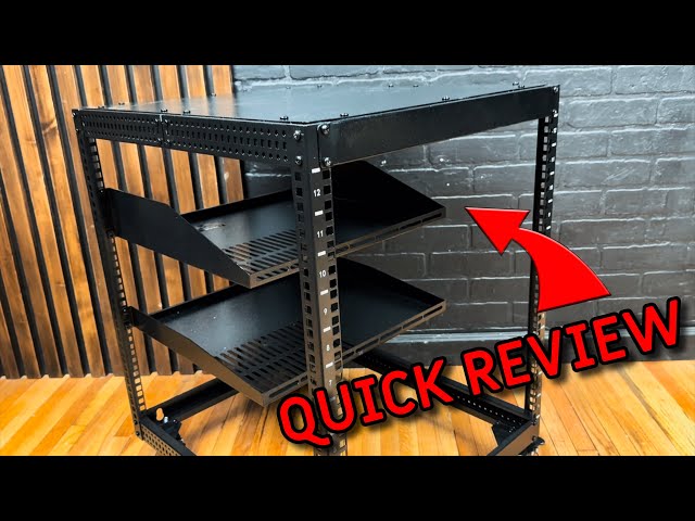 Vídeo relacionado con VEVOR Rack de Servidor de Marco Abierto de 12U, Profundidad Ajustable de 23"-40", Rack de Servidor de Red, 4 Postes con Ruedas, sostiene Todos Sus Equipos de Red de TI Módem enrutador de Equipo