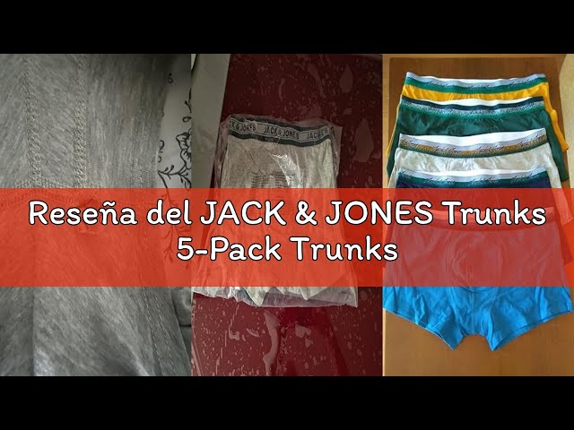 Vídeo relacionado con Jack & Jones Jacblack Friday Trunks 5 Pack Ltn Bóxer, Hombre, Multicolor, M