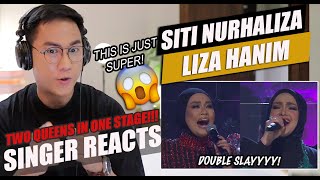 Download lagu Dato Sri Siti Nurhaliza & Liza Hanim - Jerat Percintaan, Gelisah Mimpi, Cindai | SINGER REACTION mp3