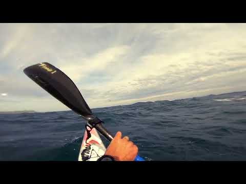 Raw footage - Kommetjie Platboom Downwind Surfski paddle