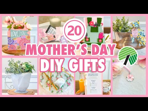 20 QUICK & EASY MOTHER’S DAY DIY GIFTS l DOLLAR TREE DIY MOTHERS DAY GIFT IDEAS l MOTHERS DAY CRAFTS