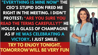 CEO’s Son Claimed My $6B Patent and Fired Me— So I Revoked the License and Froze His Assets