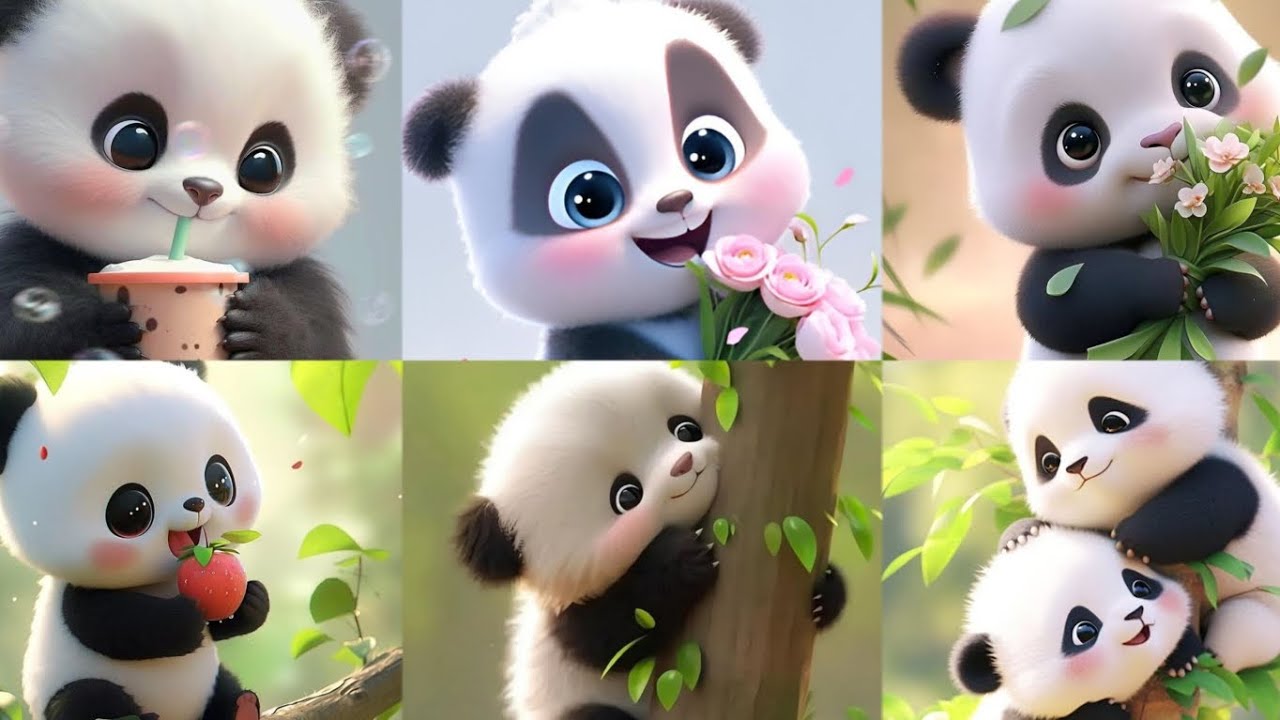 Cute Panda Dpz || Panda Images || Panda Wallpapers || Panda Pic || Panda Cartoon 🐼