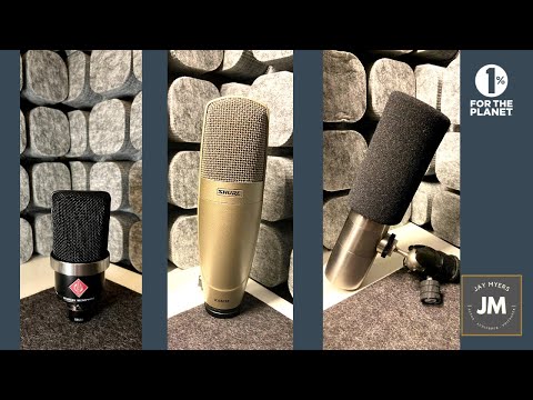 3 Top Microphones Under $1k for VO | (Earthworks Ethos, Shure KSM 32, Neumann TLM 102)
