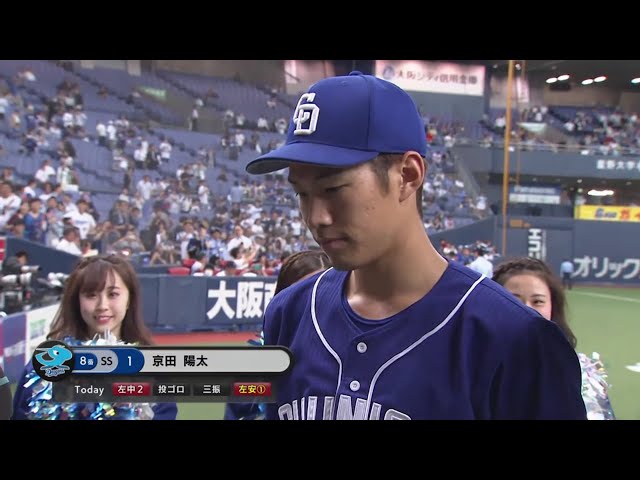 ドラゴンズ・京田選手ヒーローインタビュー 2019/6/12 B-D