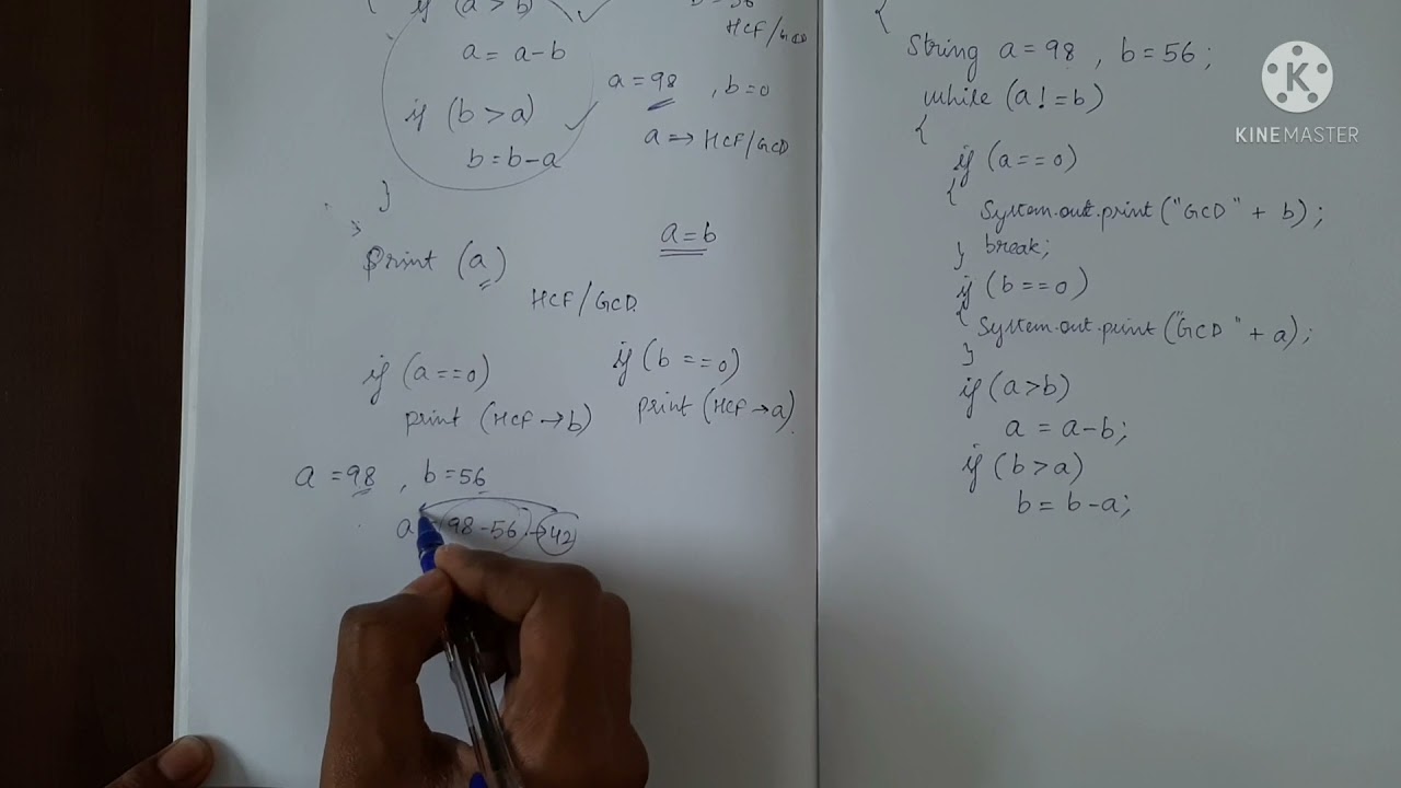 Program to find HCF/GCD | Java