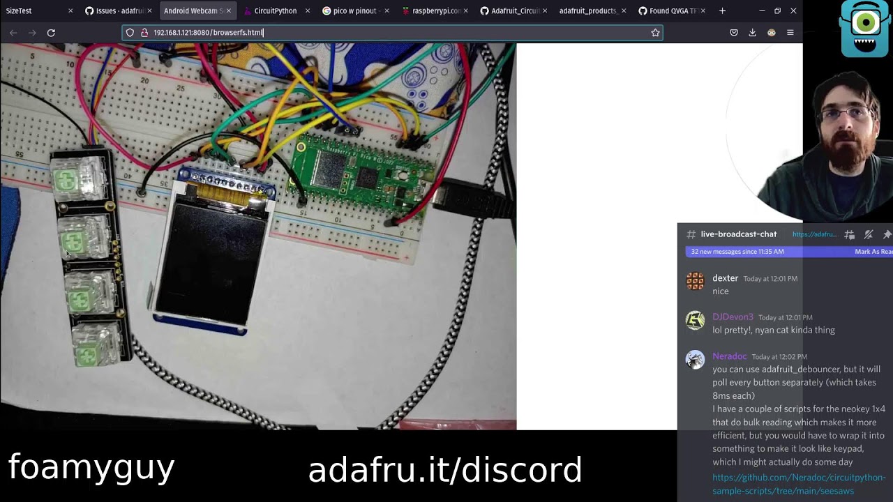 CircuitPython - DisplayIO on Pico W