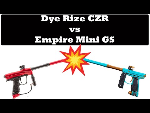 Empire Mini GS vs Dye CZR Shooting and Comparison | Beginner Paintball Marker Overview at Punishers