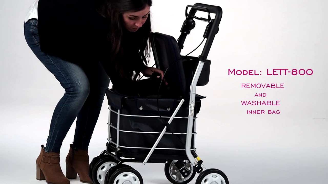Watch Chariot Course Pour Personnes Agées Now Déambulateur et Chariot de Course Lett800