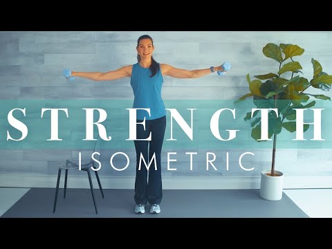Full Body Isometric Strength Workout for Beginners & Seniors // All Standing & Knee Friendly