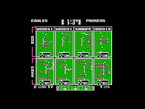 Eagles vs. Packers - Week 1 - Tecmo Super Bowl (NES) Full Season Playthrough