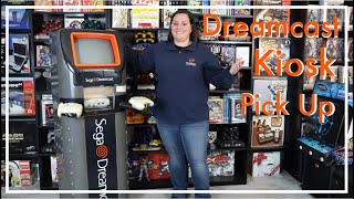 SEGA DREAMCAST KIOSK PICK UP! Another kiosk added to the game room!