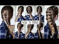 How to Braid Your Own Hair For Beginners | How to Braid | Braidsandstyles12