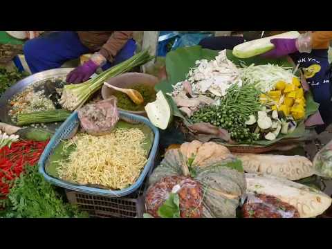 Street Food 2018 - Walk Around Market Food In Phnom Penh - Amazing Asian Food