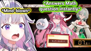 𝗕𝗶𝗯𝗼𝗼 𝗴𝗲𝘁𝘀 𝗠𝗶𝗻𝗱-𝗕𝗹𝗼𝘄𝗻 𝗯𝘆 𝗥𝗮𝗼𝗿𝗮 𝗜𝗻𝘀𝘁𝗮𝗻𝘁𝗹𝘆 𝗦𝗼𝗹𝘃𝗶𝗻𝗴 𝗮 𝗠𝗮𝘁𝗵 𝗾𝘂𝗲𝘀𝘁𝗶𝗼𝗻 𝗱𝘂𝗿𝗶𝗻𝗴 𝗝𝘂𝘀𝘁𝗶𝗰𝗲 𝟯𝗗 𝗟𝗶𝘃𝗲 |Hololive|