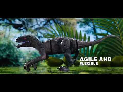 2.4G remote control dinosaur with light and sound