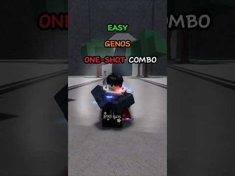 Easy & Flashy Genos One-Shot Combo || The Strongest Battlegrounds #tsb #roblox #comboes