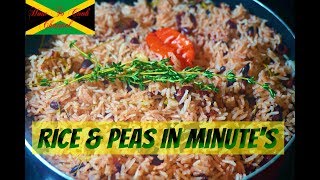 #HowToCook | A fast Quick & Easy Jamaican Rice And Pea"s Recipe In Minutes