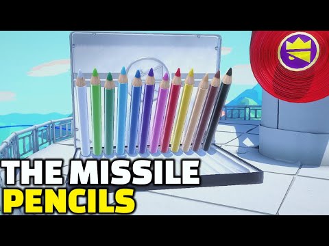 Paper Mario: The Origami King | The Missile Maestro Colored Pencils Boss Fight