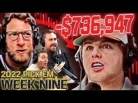 BIG MISTAKE COSTS SPORTSBOOK - PICK EM WEEK 9