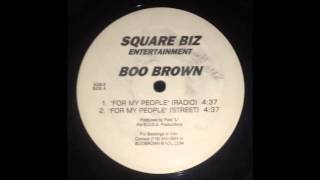 Boo Brown ‎-- For My People