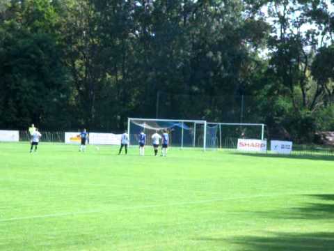 Drukarz Warszawa - Dolcan II Ząbki - rzut karny (24.09.2011)