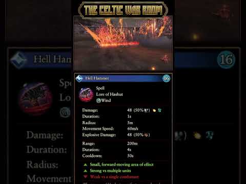 Hell Hammer - Lore Of Hashut | Total War Warhammer 3 #Shorts