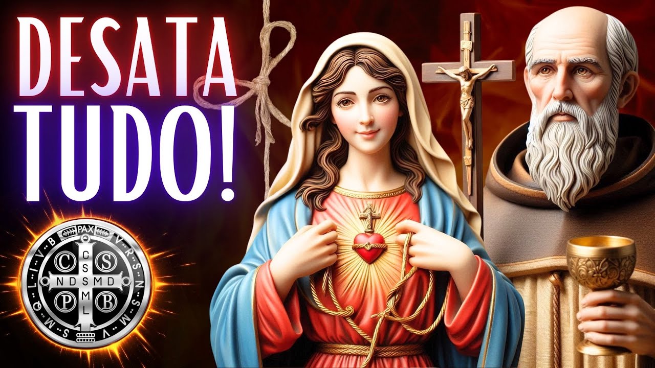 🔥 NOSSA SENHORA DESATADORA DOS NÓS E SÃO BENTO - ORAÇÃO