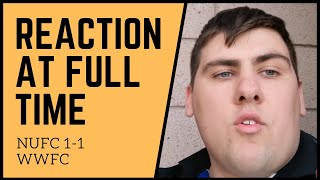Reaction at full-time | Newcastle 1-1 Wolves