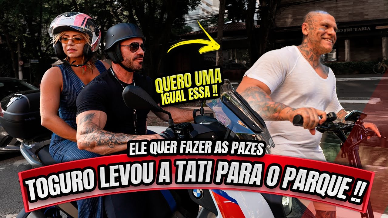 TATI, CARIANI E TOGURO INVADIRAM O IBIRAPUERA - ELES FIZERAM AS PAZES ?