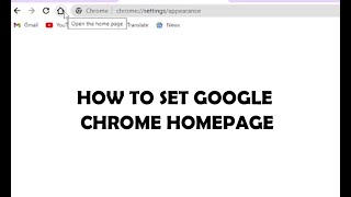 How to Set Google Chrome Homepage - Fixed