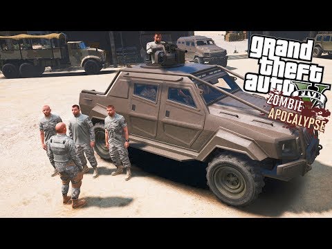 ГТА 5 ЗОМБИ АПОКАЛИПСИС №7 ЕДЕМ КОНВОЕМ ЗА РЕСУРСАМИ. НАШЛИ ВЫЖИВШИХ.