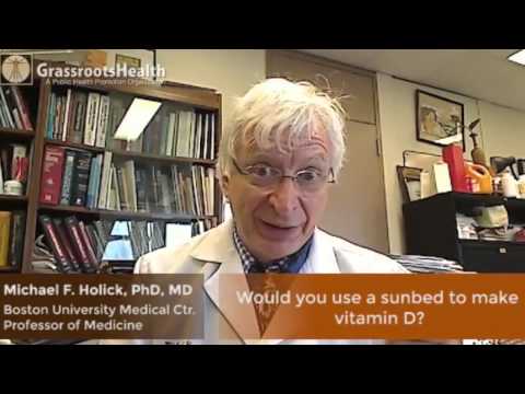 Dr. Holick Answers "Would You Use a Sunbed to Make Vitamin D?"