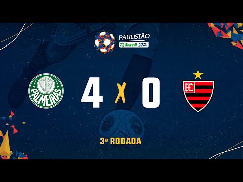 Palmeiras 4 x 0 Oeste- 3ª rodada do Paulistão Sicredi 2020