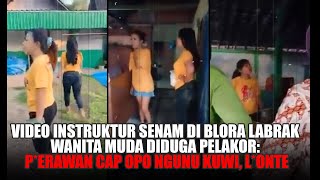 Video Instruktur Senam di Blora Labrak Wanita Muda Diduga Pelakor: Perawan Cap Opo Ngunu Kuwi, Lonte