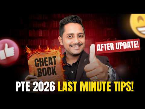 PTE 2026 New Updates: Last Minute Tips + Secret Cheat Codes!