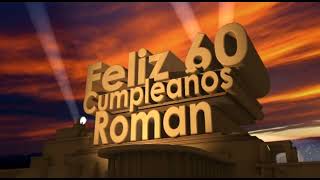 Feliz 60 Cumpleaños Roman