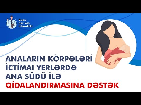 Anaların ictimai yerlərdə ana südü ilə qidalandırma imkanına dəstək olaq!
