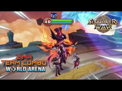 Zima Team Combo in World Arena Ep. 4 - Summoners War