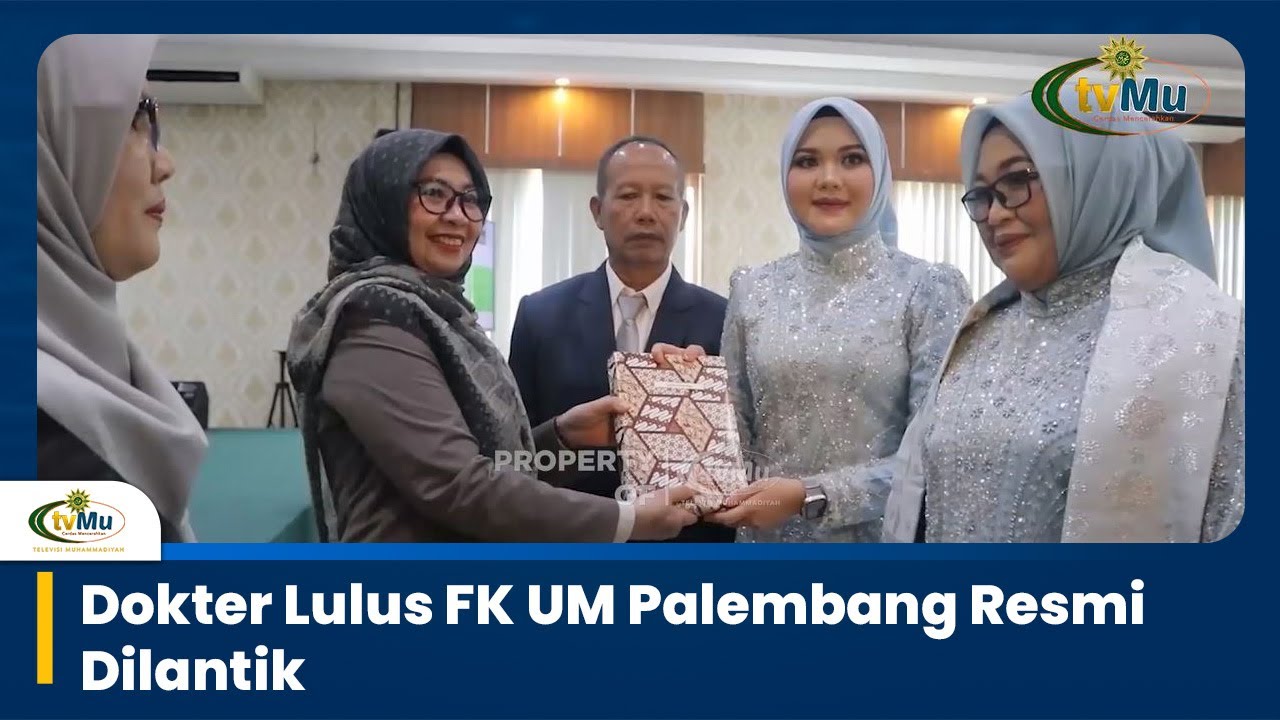 Fakultas Kedokteran UM Palembang Gelar Pelantikan dan Sumpah Dokter Baru Tahun Akademik 2024/2025