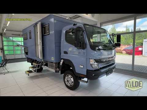 Fuso 262 4x4, all-wheel drive, self-sufficient, 860 Ah LiFePo battery, Canter chassis, flush toil...