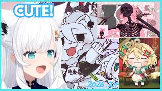 Fubuki Reaction of Calli and Cecilia April Fools Stream for【April Fools Summary】