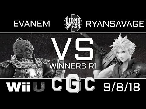 CGC Smash Tournament 2018 - evanem (Ganondorf) vs RyanSavage (Cloud, Ganondorf) - Smash 4 Winners R1