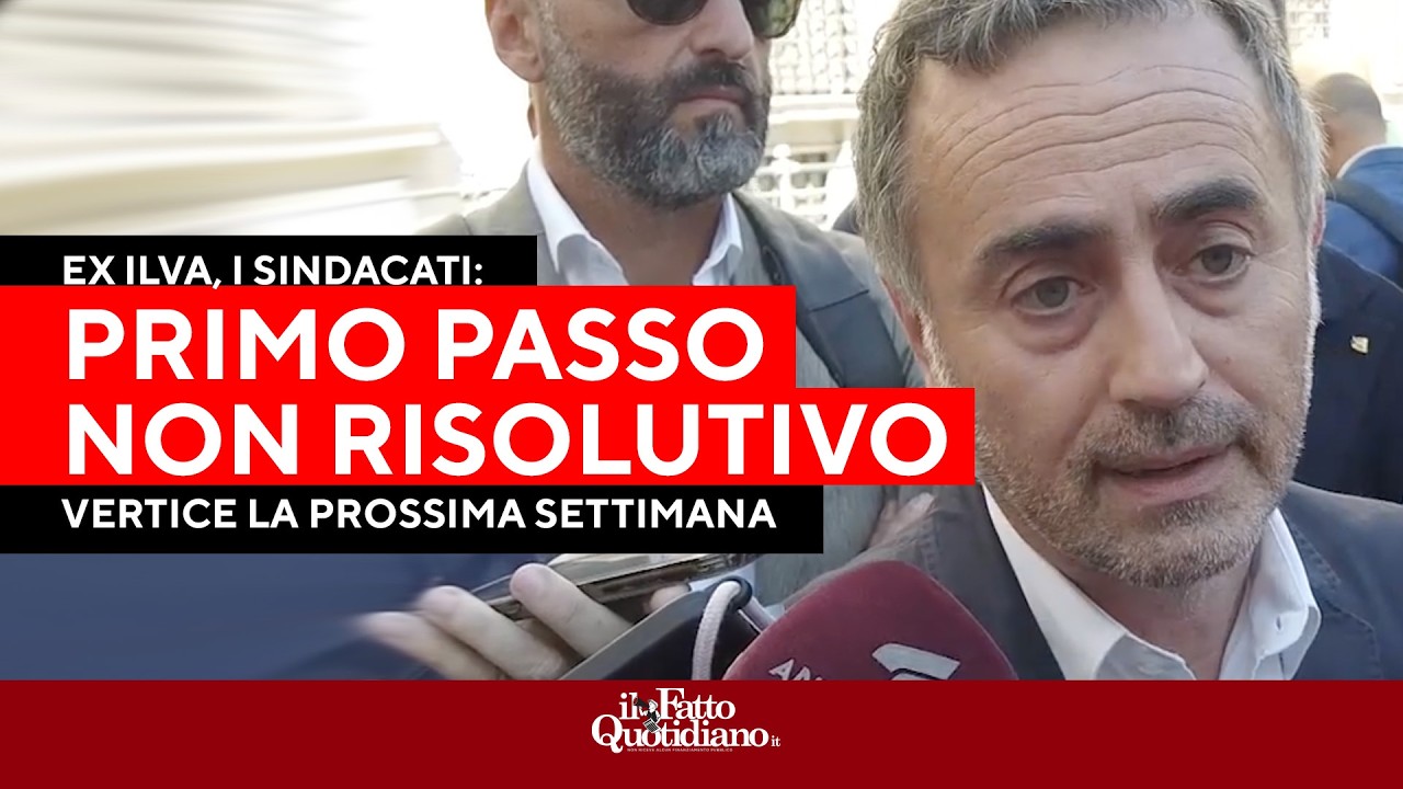 Ex Ilva, vertice aggiornato alla prossima settimana. I Sindacati: “Primo passo non risolutivo”