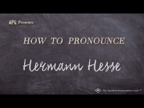 How to Pronounce Hermann Hesse (Real Life Examples!)