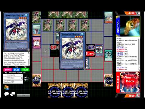 Competitive Yugioh Duels : Qli (DN highest player) vs Nekroz (5th rated) - Best ending ever